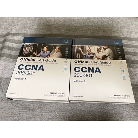 Cisco CCNA 200 301 Official Cert Guide Volume1 2 全新現貨只有一組 蝦皮購物