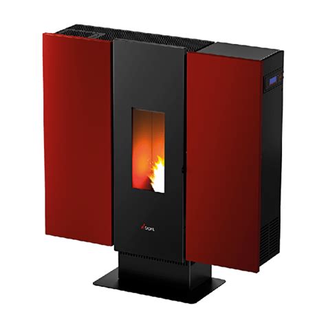 STUFA A PELLET CADEL WALL PLUS 10 KW Fuoco Naturale