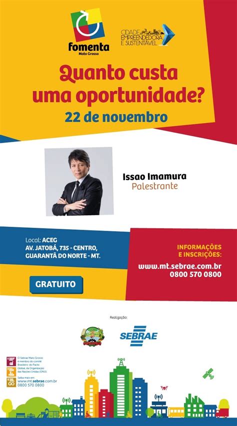 Sebrae MT e Prefeitura de Guarantã do Norte promovem nesta quarta feira