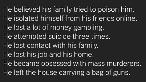 Opinion Mass Shootings In The U S A Symptom Of Despair The New York Times