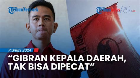 PDIP Tak Pecat Gibran Meski Bermanuver Jadi Cawapres Prabowo Ini