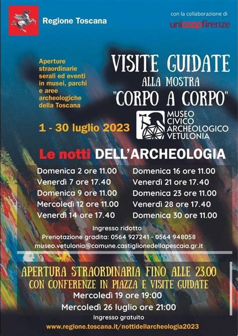 Vetulonia Per Notti Dellarcheologia Al Museo Archeologico Isidoro