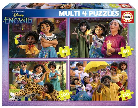 Educa Puzzle Disney Nasze Magiczne Encanto 50 80 100 150 El