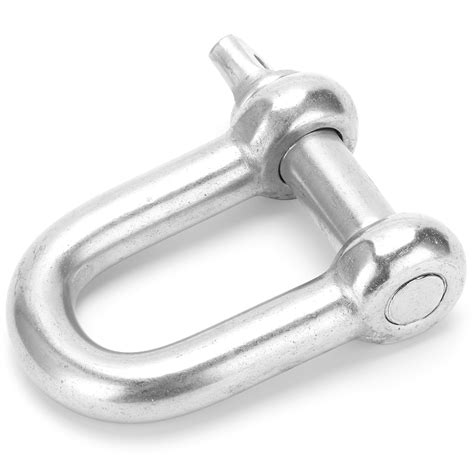 M22 Screw Pin Anchor Shackle 304 Stainless Steel Heavy Duty Dshape Shackle For Chains Wirerope