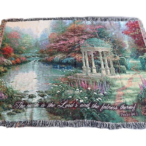 Thomas Kinkade Throw Blanket Etsy