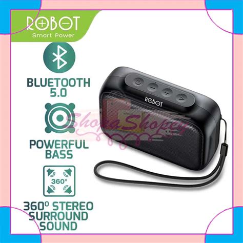 ROBOT RB110 Speaker Bluetooth Mini Portable 5 0 Support Micro SD USB