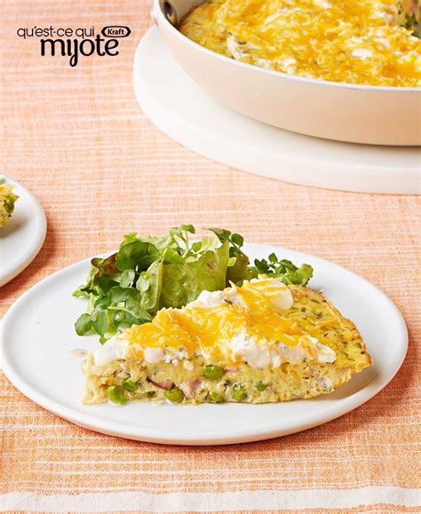 Frittata Au Jambon Et Aux Petits Pois Recipes Cooking Best Egg Recipes