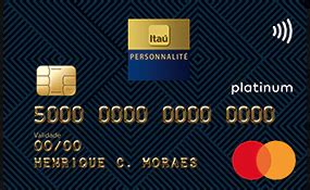 Itaú Personnalité Mastercard Platinum Mobills Finanças e Cartões