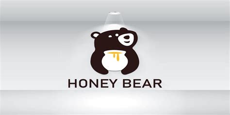 Honey Bear Logo Template For Honey And Sweet Shops By Rsdesigns Codester