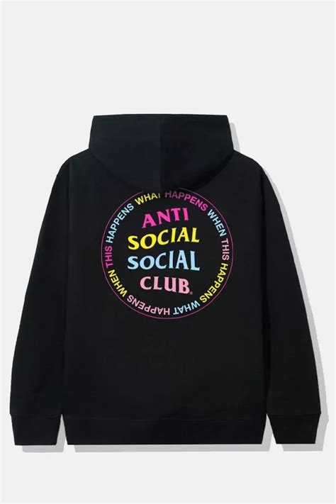 Anti Social Social Club What Happened Hoodie Black | Urban Outfitters