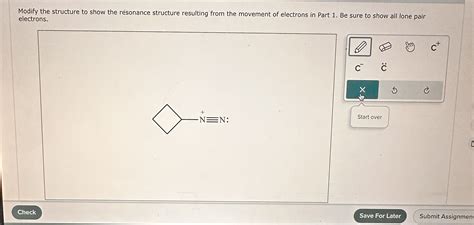 Solved Modify The Structure To Show The Resonance Struct