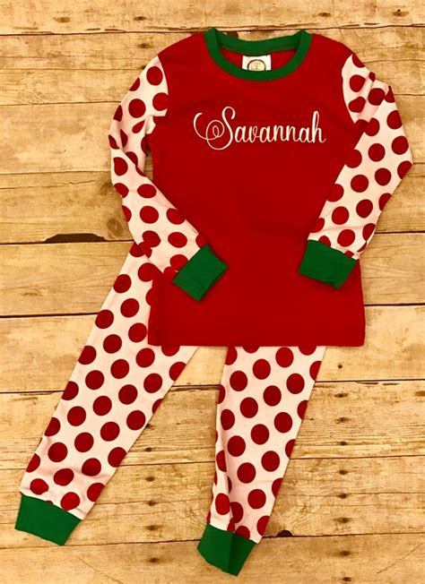 Personalized Christmas pajamas | Etsy