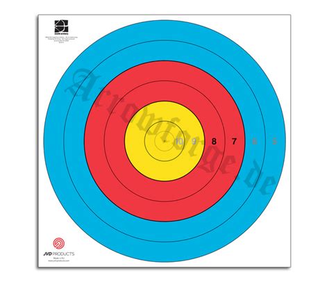 JVD Target Face Fita Waterproof 80cm Centre 6 Ring