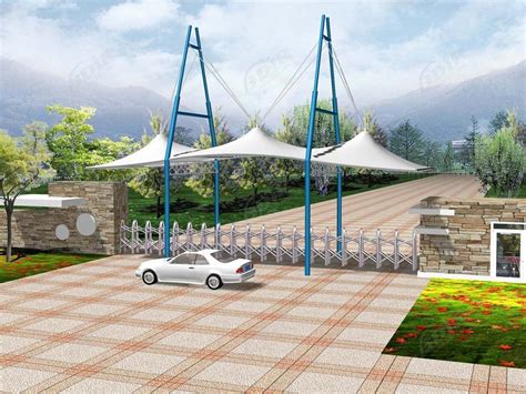 Modular Pvc Entrance Gate Tensile Structure At Rs Sq Ft In Nagpur