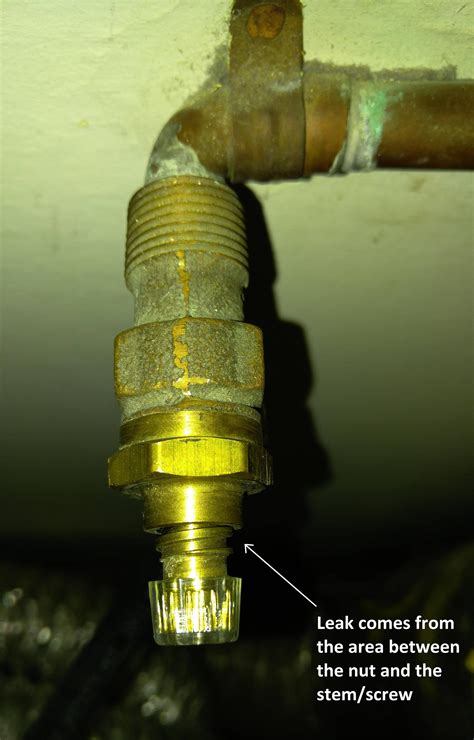 Leak Leaking Washing Machine Shut Off Valve Home Improvement Stack