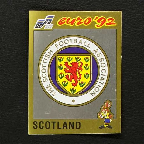 Scotland Wappen Panini Sticker Euro 92 Sticker Worldwide