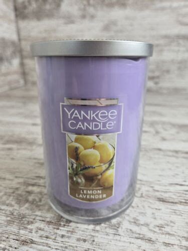 Yankee Candle Lemon Lavender Large Tumbler 22oz 2 Wick New Purple