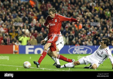 Liverpools Peter Crouch Scores Uefa Champions League Match Anfield Hi