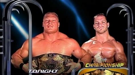 Brock Lesnar Vs Chris Benoit SmackDown 2003 Highlights Hated