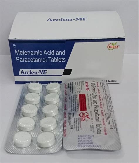 Mefenamic Acid 250 Paracetamol 325 At Rs 65 Box In Sas Nagar ID