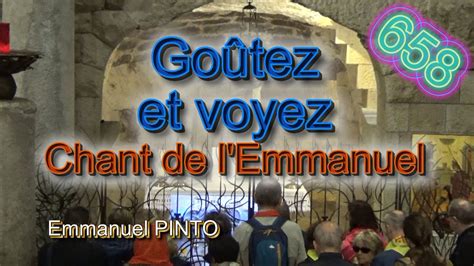 Go Tez Et Voyez Chant De L Emmanuel Instrumental Avec Paroles N