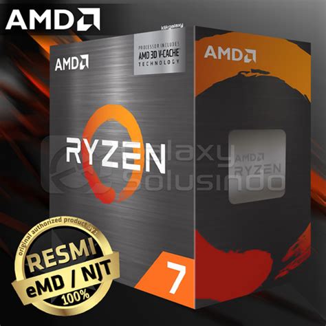 Promo Amd Ryzen 7 5700x3d 8 Cores 16 Threads Am4 Processor Cicil 0 3x