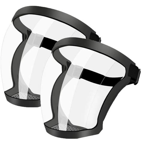 Full Face Super Protective Shields 2pcs Unisex Cycling Face Shield