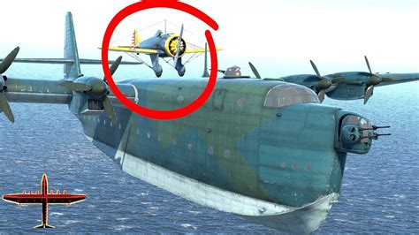 Landing The Smallest Plane On The Biggest Plane War Thunder Youtube