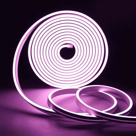 Tira LED flexible neón rosado de 120 VAC 1 metro Guatemala