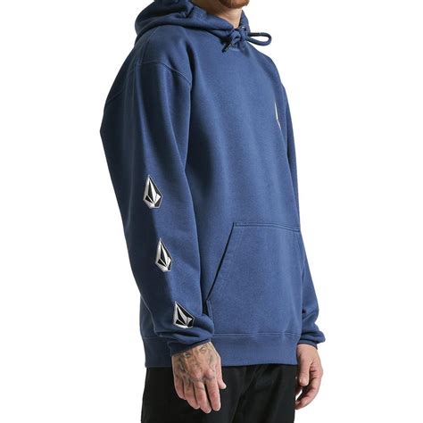 Moletom Volcom Canguru Iconic Wt Masculino Azul Escuro Azul