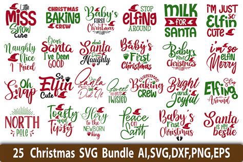 Christmas Svg Bundle By Orpitabd Thehungryjpeg