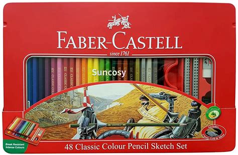 Faber Castell lápices de colores prémium caja de lata juego de