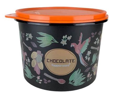 Tupper Caixa Floral Chocolate Kg Tupperware Pote Magazine Luiza