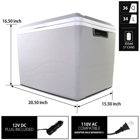 Koolatron Portable Iceless Cooler Warmer 34 L