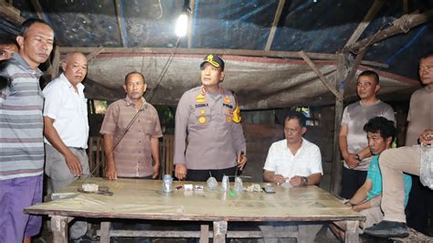 Kapolres Padangsidimpuan Grebek Kampung Narkoba Sisir Lokasi Rawan