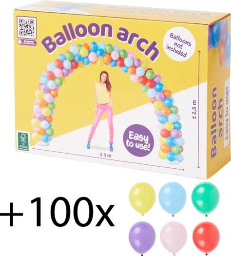 Gadgethal Luxe Ballonnenboog Verjaardag Versiering Set Inclusief 100