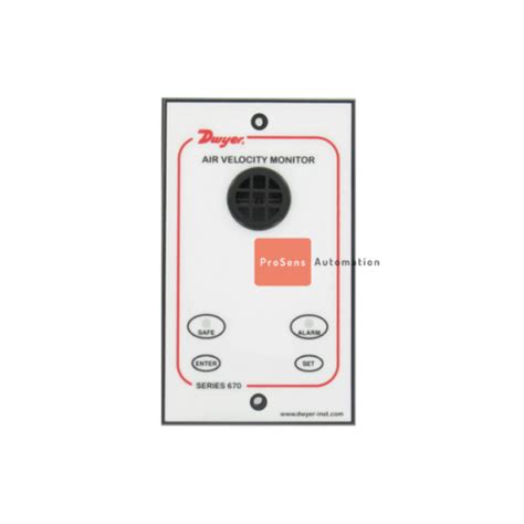 Dwyer Model 670 Fume Hood Monitor Prosens Automation