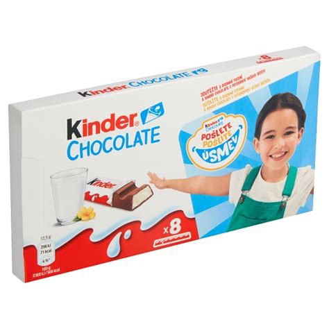 Kinder Chocolate Tyčinky Z Mléčné čokolády S Mléčnou Náplní 8 X 125g Tesco Potraviny