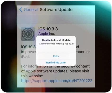 Error Occurred Installing Ios 10 3 How To Fix Appletoolbox