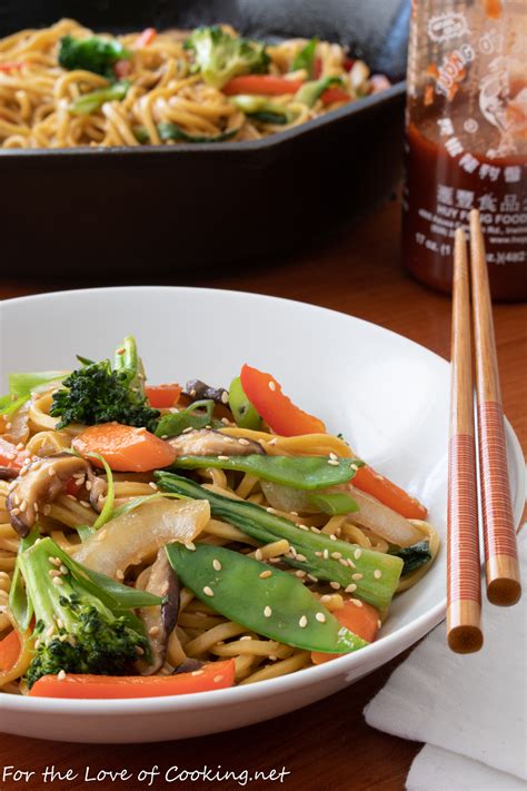 Vegetarian Yakisoba Noodles For The Love Of Cooking