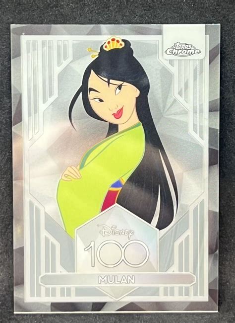 Mulan 2023 Topps Chrome Disney 100 Ebay