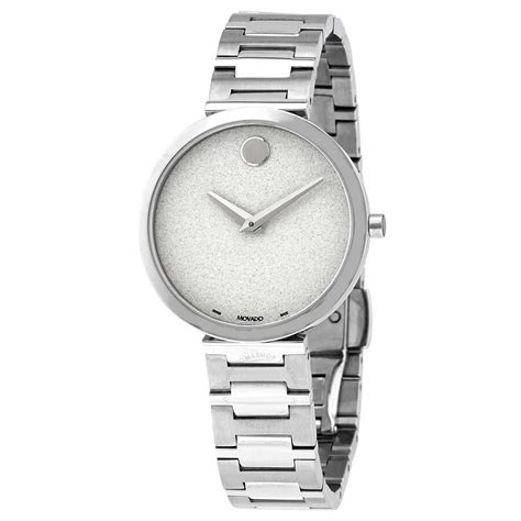 Movado Museum Classic Quartz White Dial Ladies Watch 0607518