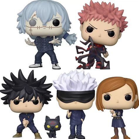 FUNKO POP Lot 5 Jujutsu Kaisen Satoru Gojo Yuji Itadori Nobara Mahito