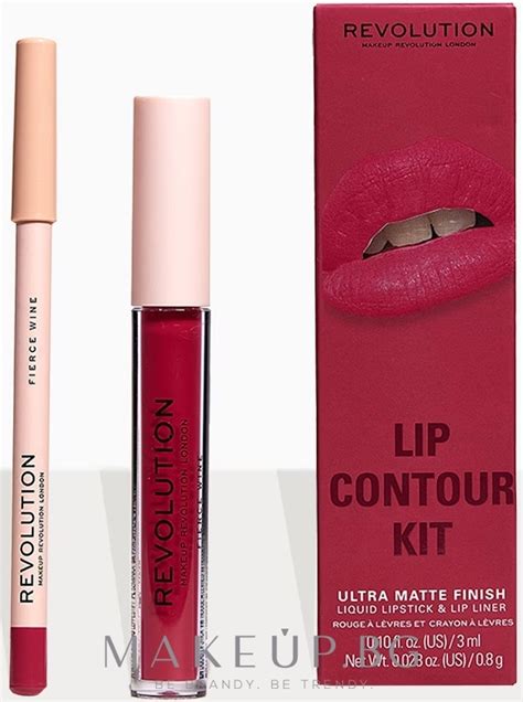 Makeup Revolution Lip Contour Kit Fierce Wine