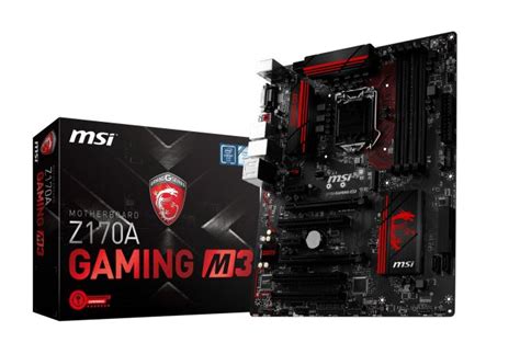 Msi Z170 Gaming Mx Range Intel Skylake Z170 Motherboards A Quick Look At 55 New Products