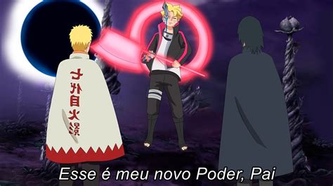 Boruto Mostra Para Sasuke Que Consegue Usar Poderes De Momoshiki