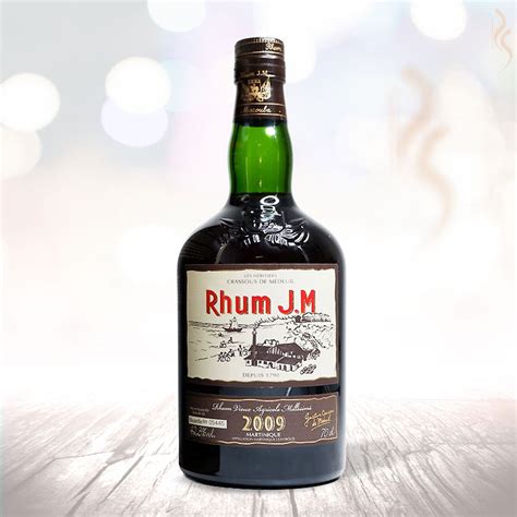 JM Millésime 2009 Rhum Vieux Agricole