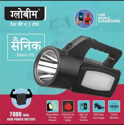 ABS Rechargeable Kissan Torch Warm White At Rs 690 Piece In Dimapur