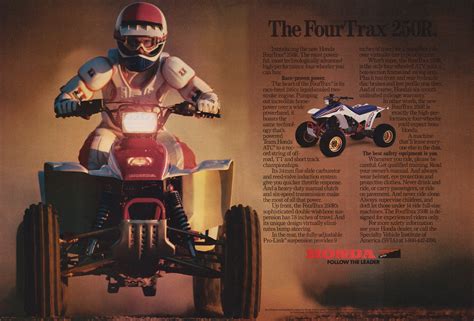 1986 Honda TRX250 Fourtrax Ad Page 2 Tony Blazier Flickr