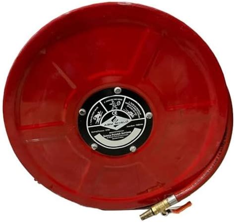 Fire Reel Drum With 20mm 30 M Hose And SS Heavy Duty Shut Off Nozzle